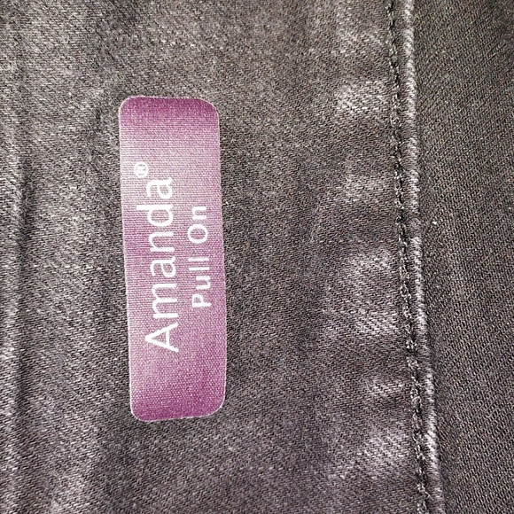 Gloria Vanderbilt Amanda Pull On Jeggings Size 10 - Picture 6 of 6